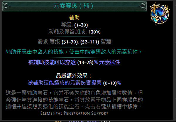 《流亡黯道》藍色輔助寶石資料大全 《流亡黯道》藍色輔助寶石資料大全