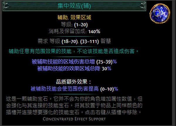《流亡黯道》藍色輔助寶石資料大全 《流亡黯道》藍色輔助寶石資料大全