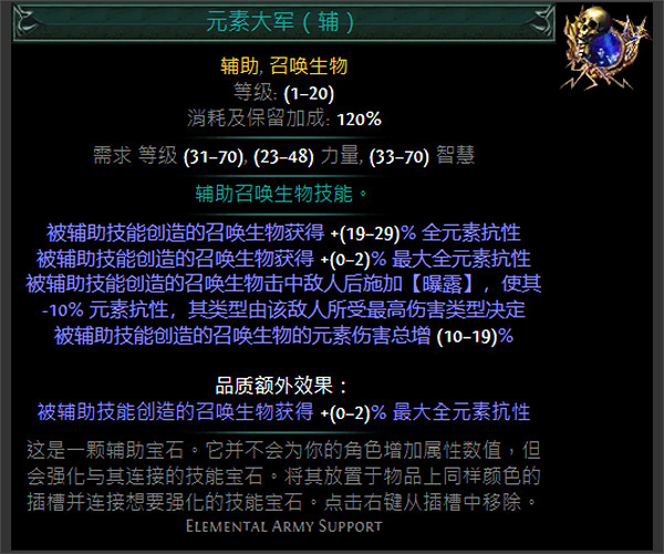 《流亡黯道》藍色輔助寶石資料大全 《流亡黯道》藍色輔助寶石資料大全