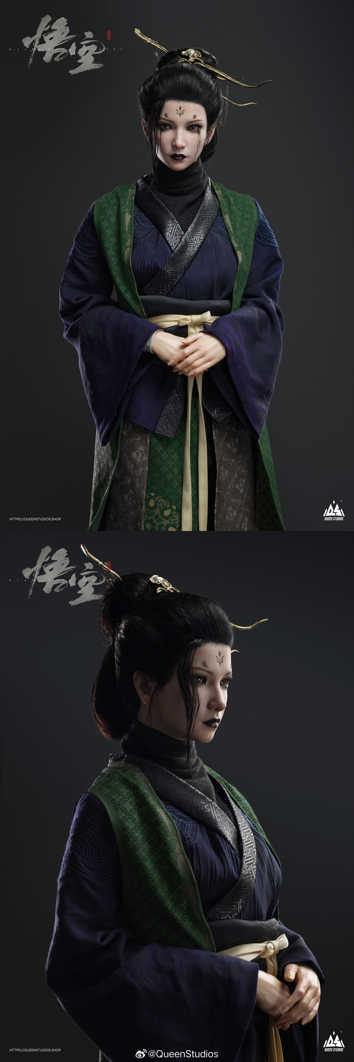 質感拉滿超逼真！《黑神話》四妹1/3全身像細節圖公開