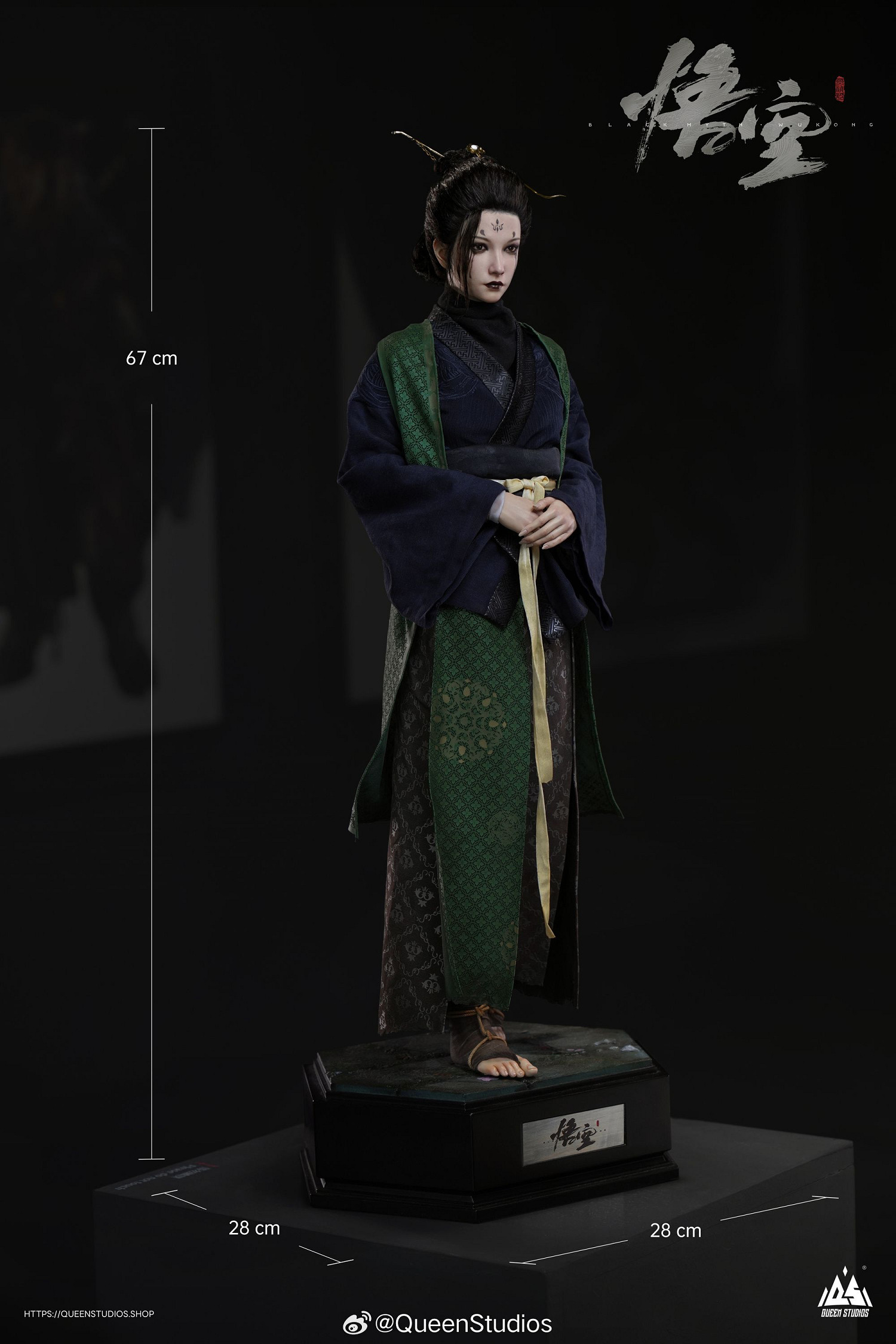 質感拉滿超逼真！《黑神話》四妹1/3全身像細節圖公開