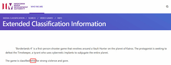 《邊緣禁地4》ESRB評級17+:髒話連篇 成人主題 等! 《邊緣禁地4》ESRB評級17+:髒話連篇 成人主題 等!