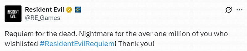 《惡靈古堡9》願望單人數破100萬！官方發布特別賀圖