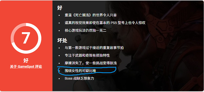 外媒因《死亡擱淺2》「疑似不女權 角色媚宅」而扣分! 外媒因《死亡擱淺2》「疑似不女權 角色媚宅」而扣分!