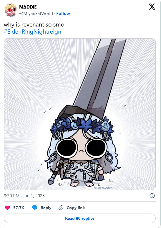 《法環 黑夜君臨》巨劍蘿莉mod登場!復仇者變得超小! 《法環 黑夜君臨》巨劍蘿莉mod登場!復仇者變得超小!