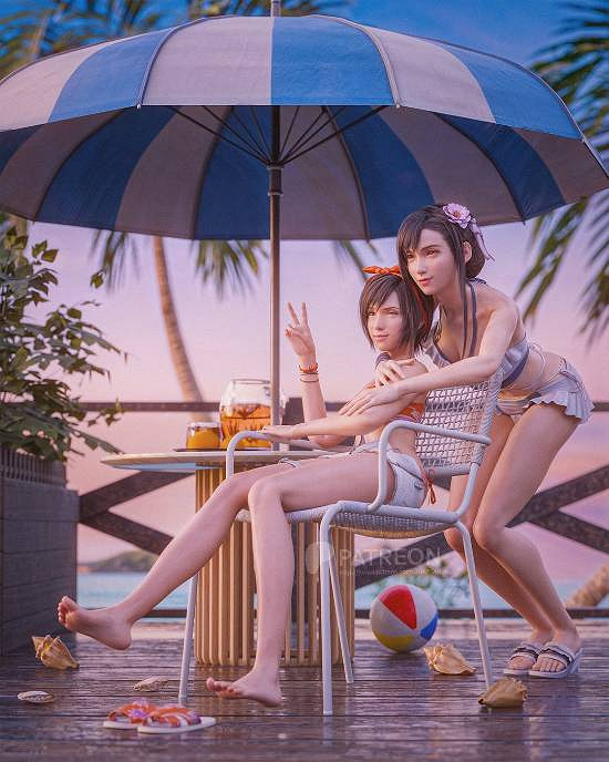 3D區的耶路撒泠!知名3D區博主蒂法超美同人圖分享 3D區的耶路撒泠!知名3D區博主蒂法超美同人圖分享