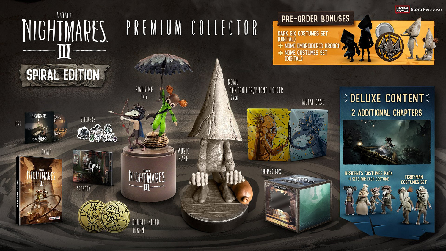 《小小夢魘3》實體典藏版公開:包含12公分精美手辦! 《小小夢魘3》實體典藏版公開:包含12公分精美手辦!