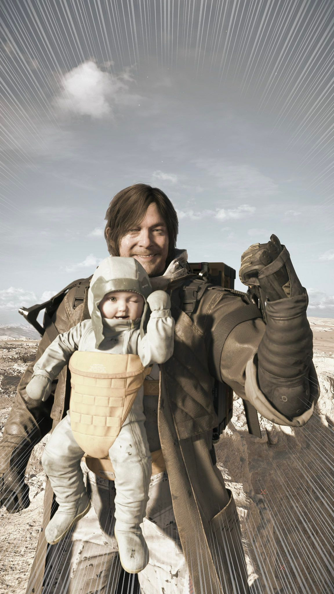 《死亡擱淺2》攝影美圖賞:山姆和小寶寶默契十足! 《死亡擱淺2》攝影美圖賞:山姆和小寶寶默契十足!