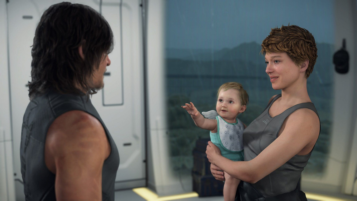 《死亡擱淺2》攝影美圖賞:山姆和小寶寶默契十足! 《死亡擱淺2》攝影美圖賞:山姆和小寶寶默契十足!