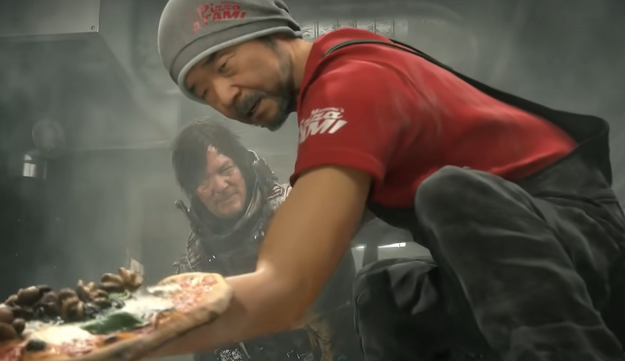 押井守客串《死亡擱淺2》!外賣員大戰披薩店店長! 押井守客串《死亡擱淺2》!外賣員大戰披薩店店長!