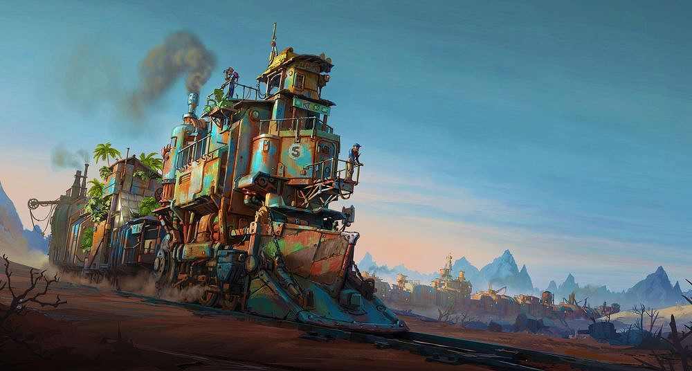 建造新作《軌界新生》在瀕死世界中打造移動生態避難所