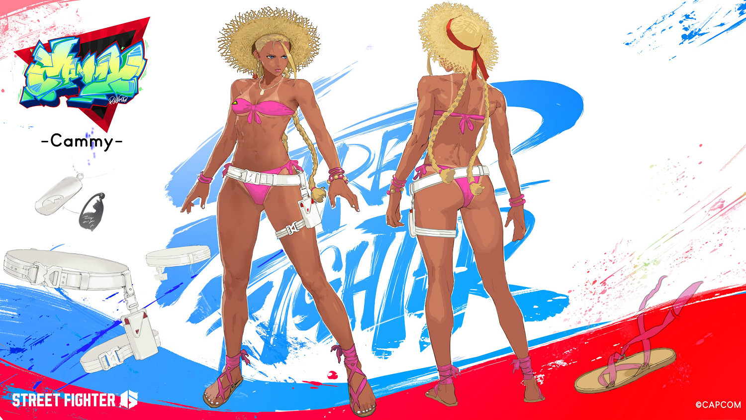 卡婊吃錯藥了？《快打旋風6》最新泳裝皮膚是真好看！