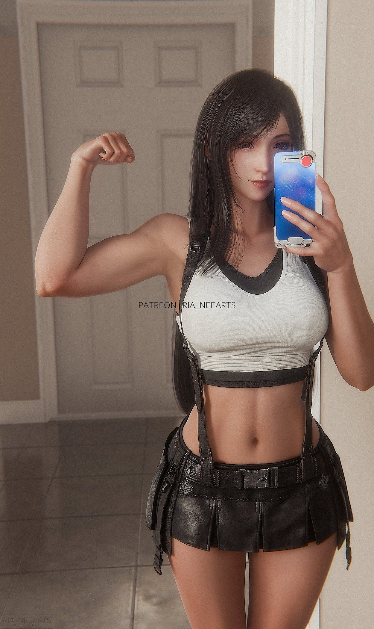 伊芙和蒂法3D美圖：服裝相互交換 豐腴身材太無敵！