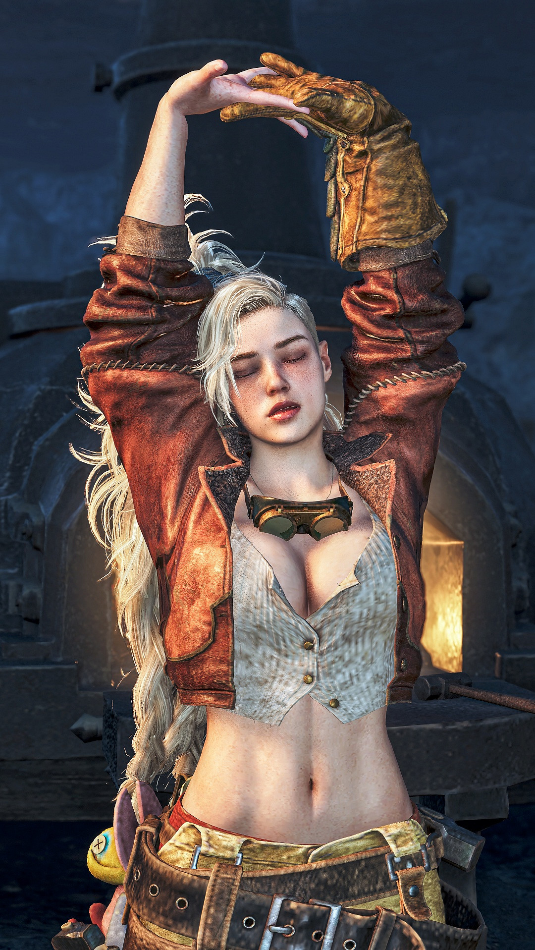 《怪獵：荒野》傑瑪最新拍照美圖：顏值與身材並存！