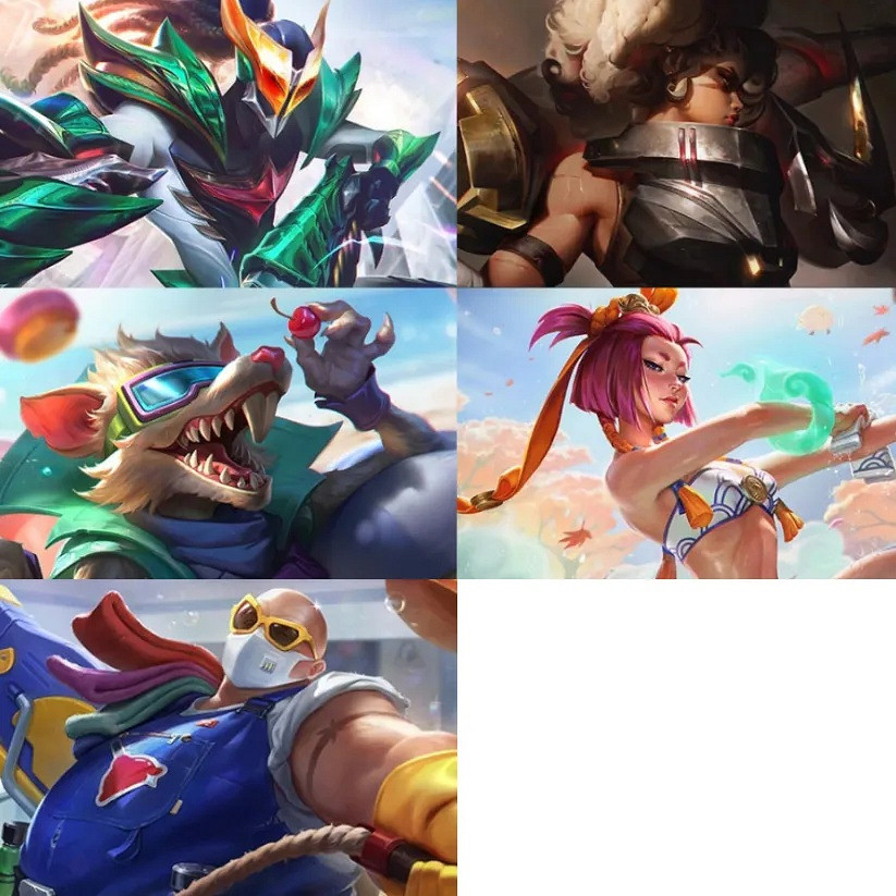 為什麽現在英雄聯盟發布的新皮膚看起來那麽同質化? 為什麽現在英雄聯盟發布的新皮膚看起來那麽同質化?