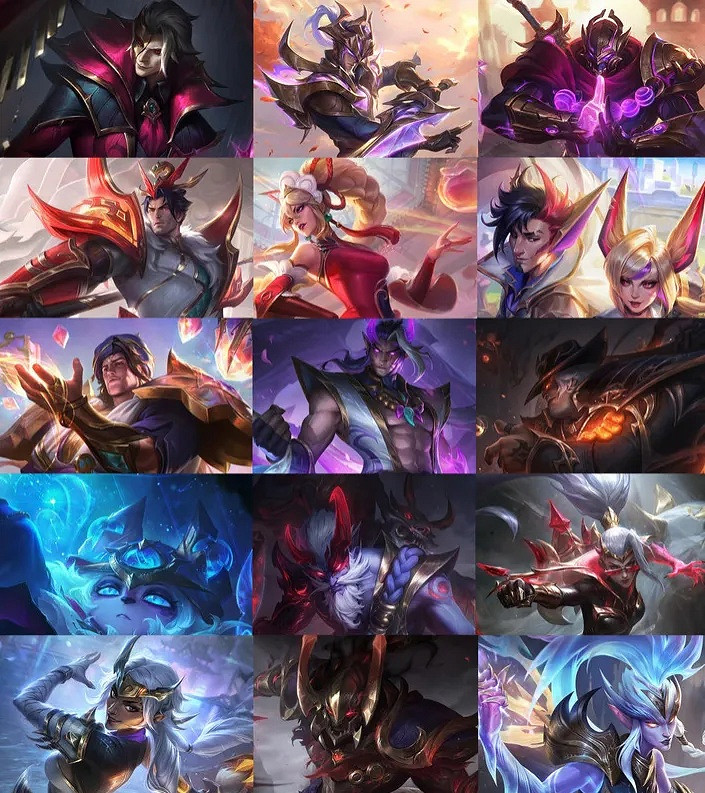 為什麽現在英雄聯盟發布的新皮膚看起來那麽同質化? 為什麽現在英雄聯盟發布的新皮膚看起來那麽同質化?