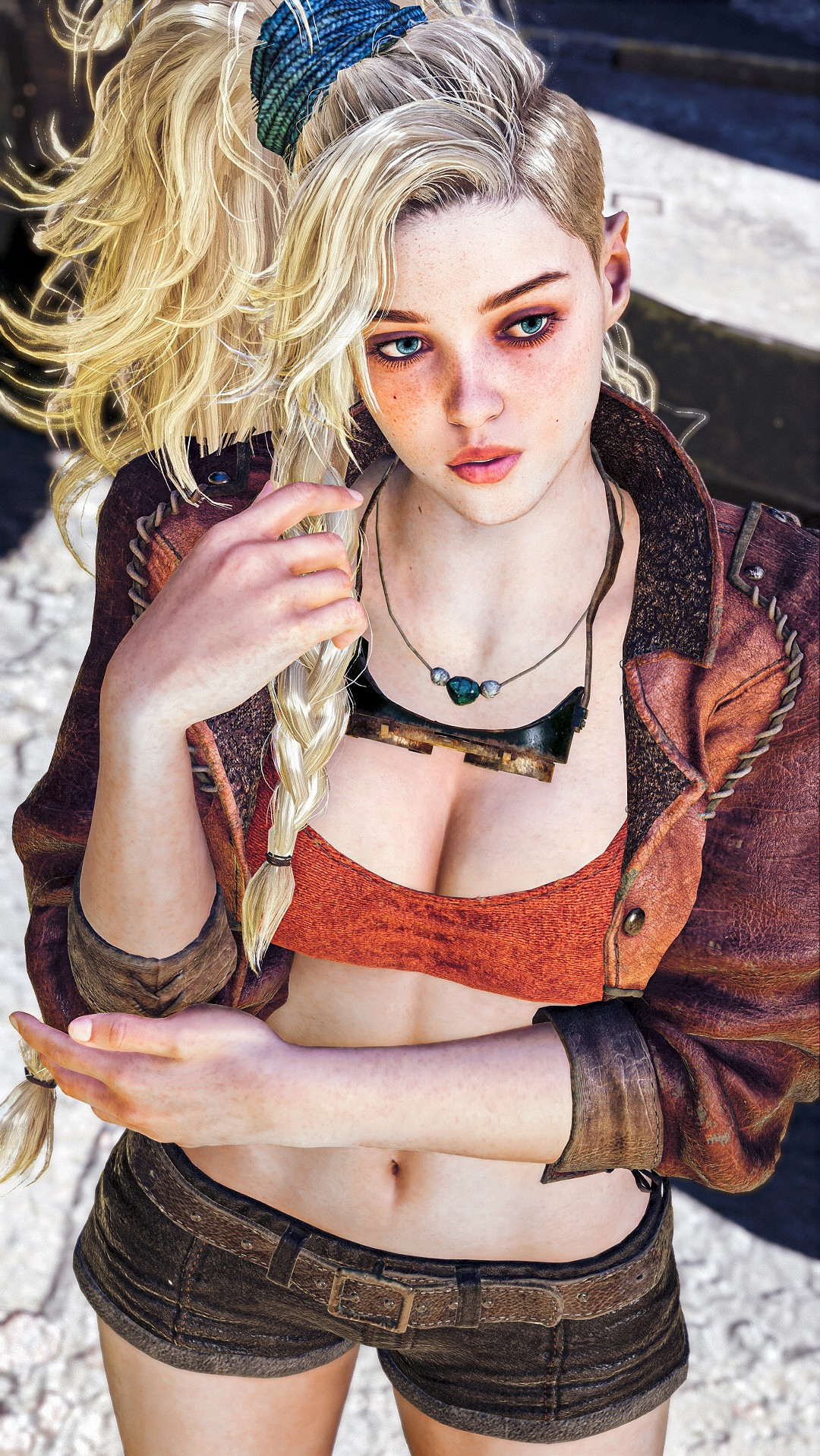 《怪獵：荒野》傑瑪最新拍照美圖：顏值與身材並存！