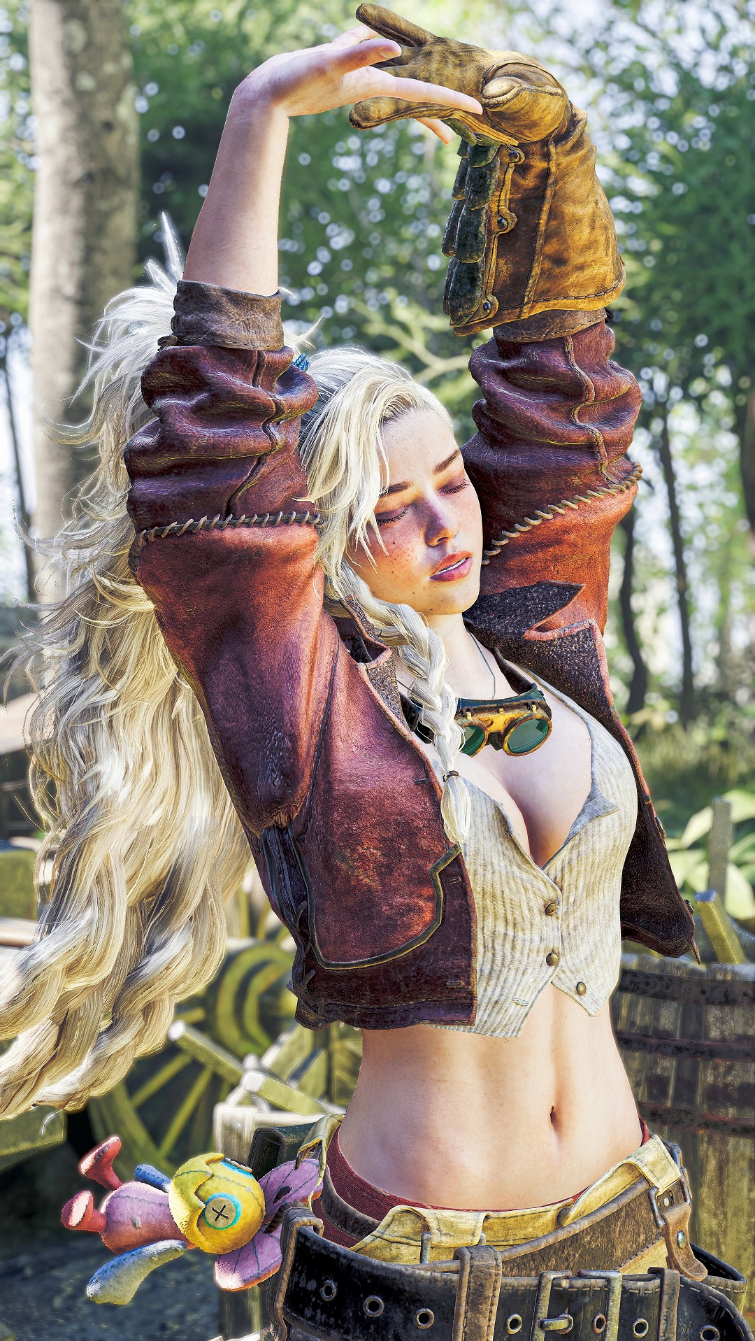 《怪獵：荒野》傑瑪最新拍照美圖：顏值與身材並存！