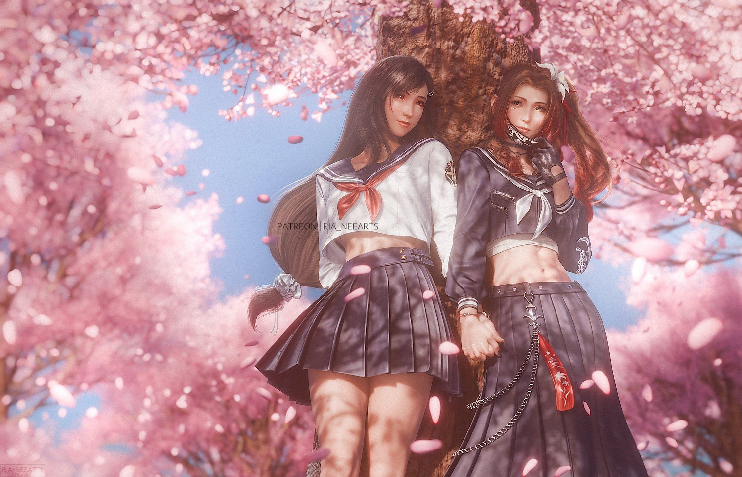 伊芙和蒂法3D美圖：服裝相互交換 豐腴身材太無敵！