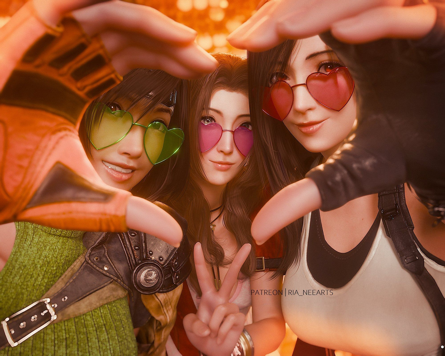 伊芙和蒂法3D美圖：服裝相互交換 豐腴身材太無敵！