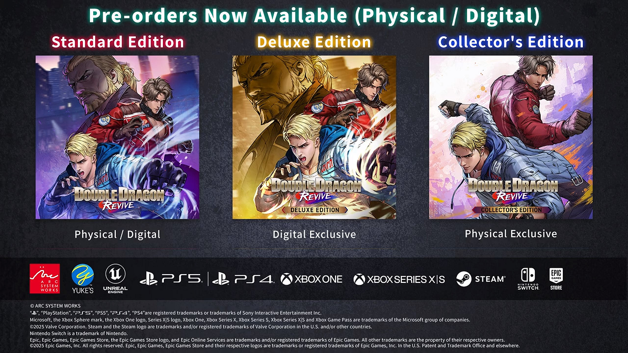 《雙截龍再臨》將會登陸Switch!官方發布新預告片 《雙截龍再臨》將會登陸Switch!官方發布新預告片