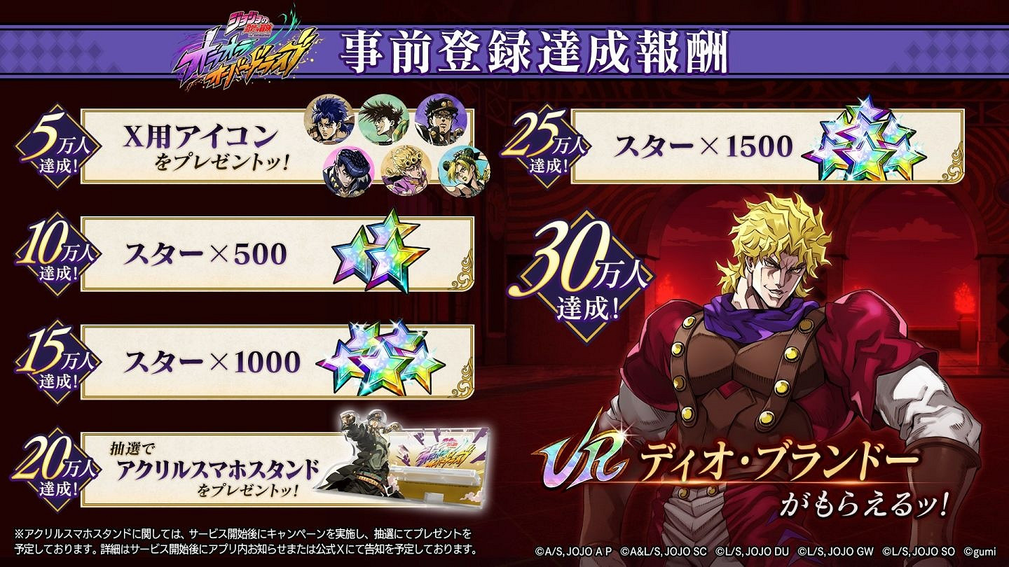 木大木大VS歐拉歐拉!《JoJo》競速手遊日本預約開催!