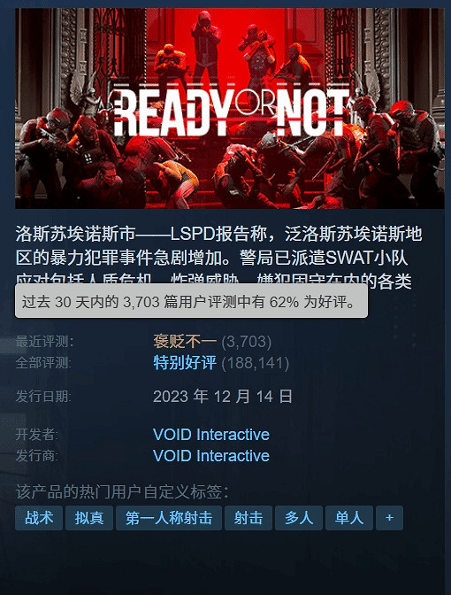 差評轟炸！《嚴陣以待》內容和諧計劃惹怒PC玩家！