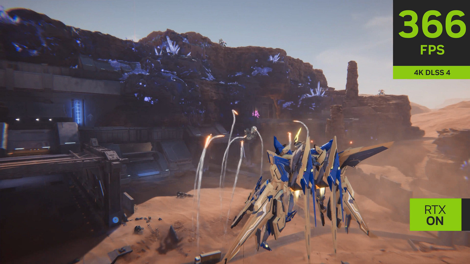 《解限機》DLSS4實機展示：4K畫質下最高可達500幀！