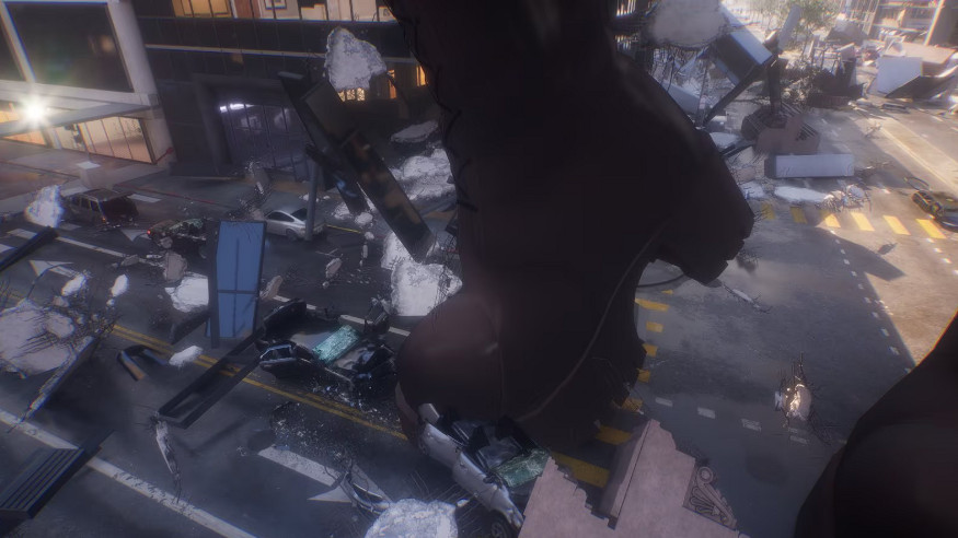 巨型美少女蹂躪城市?《Giantess Playground》開發中