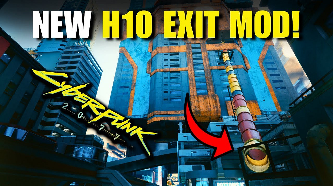 V墜落的速度是秒速5公分!《2077》垃圾滑道下樓MOD V墜落的速度是秒速5公分!《2077》垃圾滑道下樓MOD