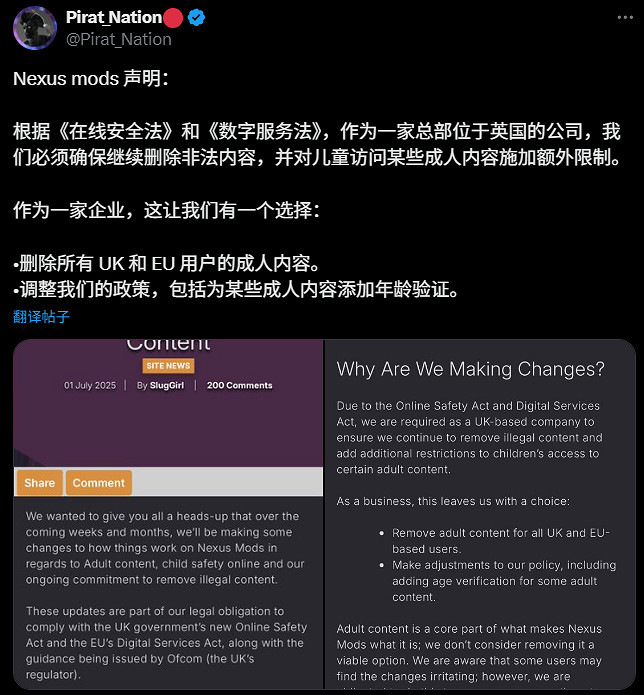 N網因刪除R18兒童Mod被炎上！製作團隊：煉銅死一死