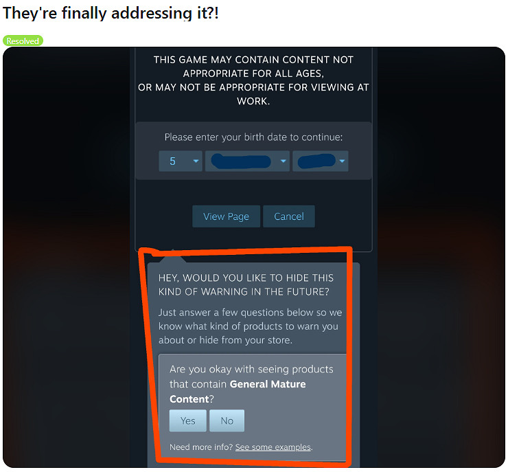 關閉Steam平台年齡驗證提示？網友分享關閉選項截圖