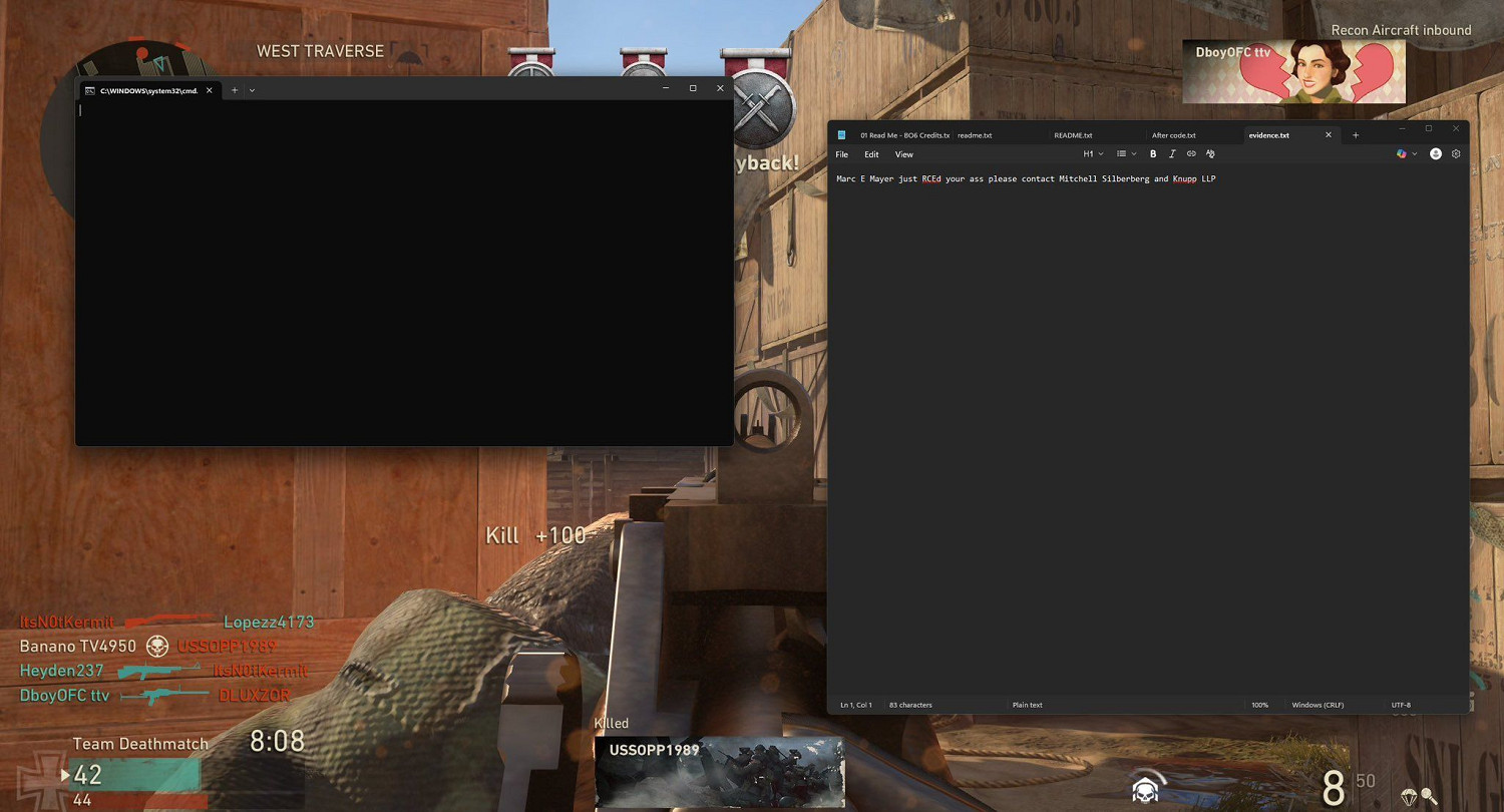 《決勝時刻：二戰》PC版緊急下架！因駭客漏洞導致