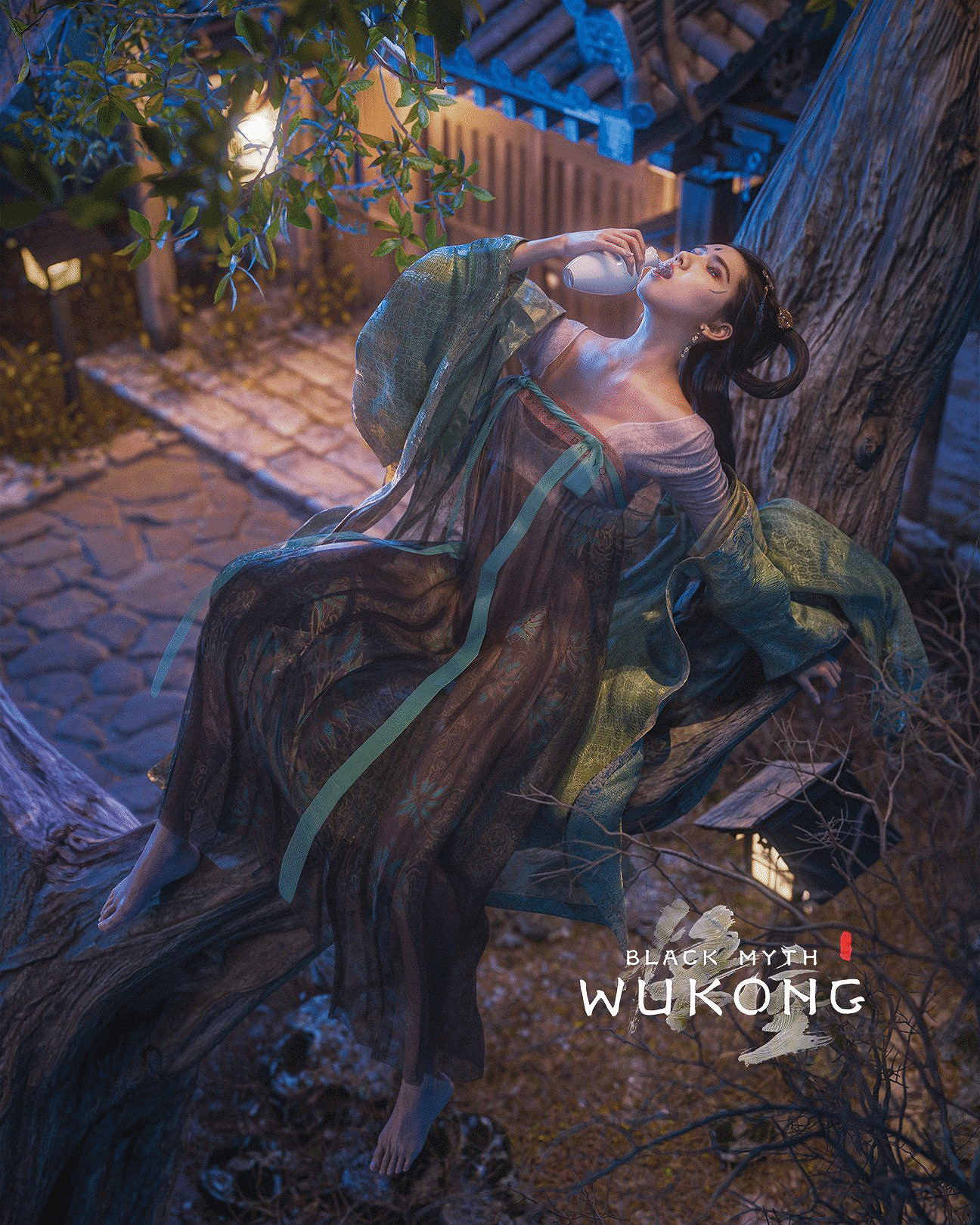 《黑神話》全新3D渲染圖賞:四妹半臥溪畔輕嗅白花! 《黑神話》全新3D渲染圖賞:四妹半臥溪畔輕嗅白花!