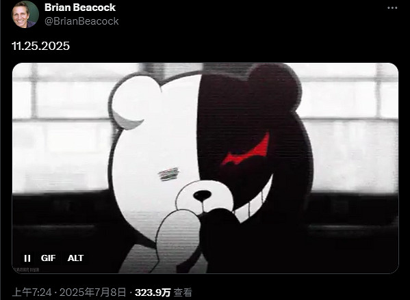 經典推理逃殺遊戲《彈丸論破》主演透露11.25或有新作