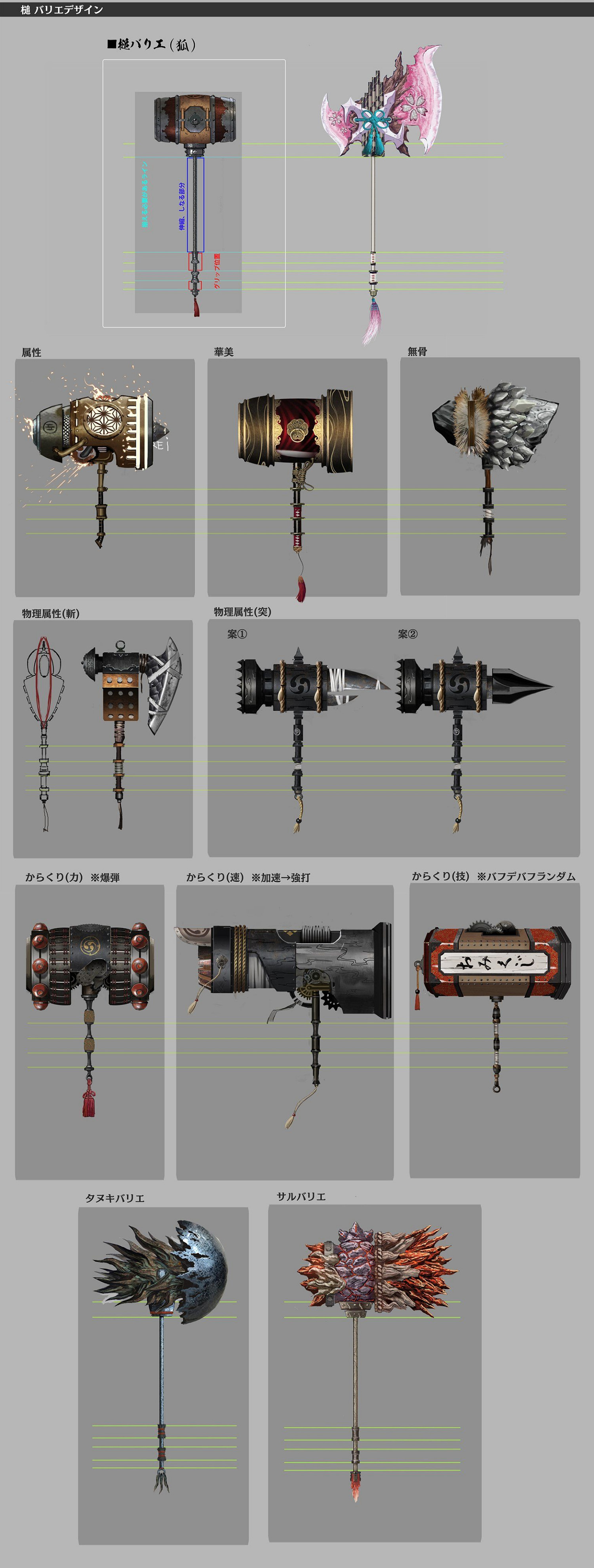 《狂野之心S》大量設定圖公開：武器獨特、怪物超帥！