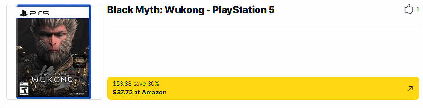 《黑神話》PS5實體豪華版亞馬遜促銷:這也太便宜了吧 《黑神話》PS5實體豪華版亞馬遜促銷:這也太便宜了吧