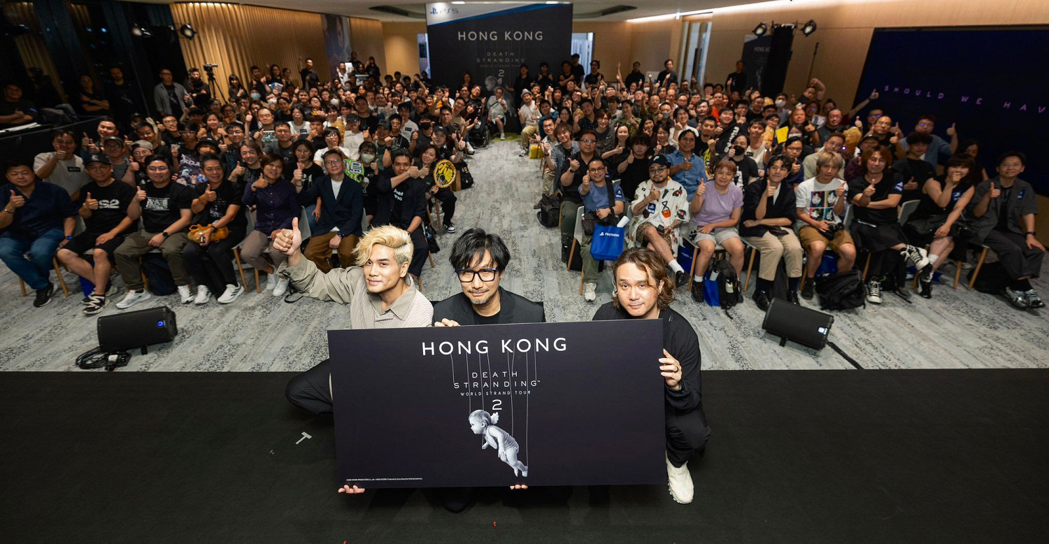 《死亡擱淺2》香港宣傳！小島秀夫分享與伍允龍合照