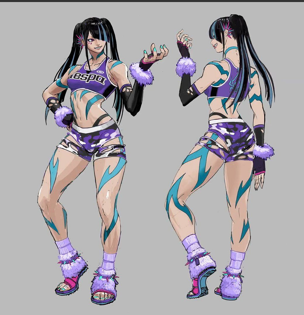 《快打旋風6》皮膚設計上演神鬼二象性 女團連動新皮暴雷