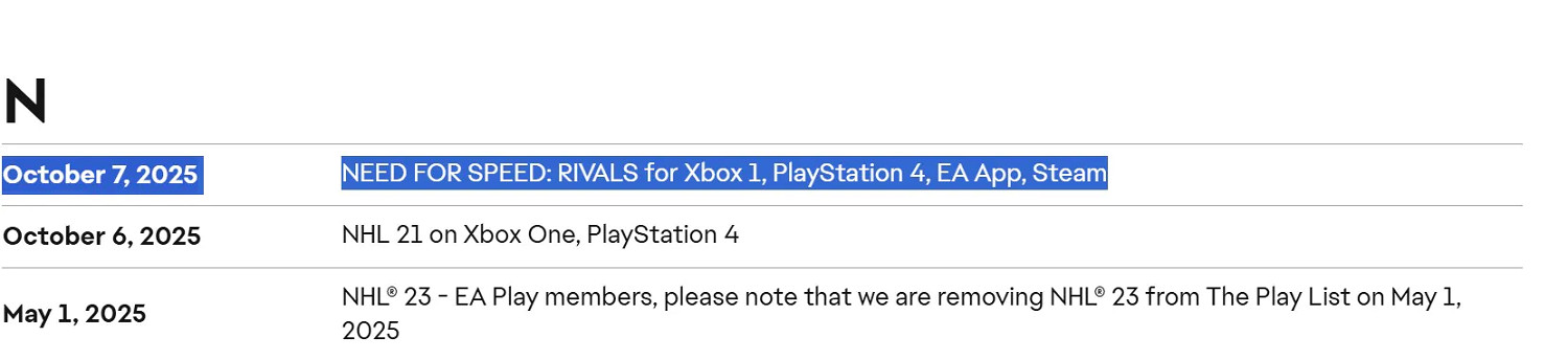 《極速快感18》線上服務10月7日終止，遊戲同步停售!