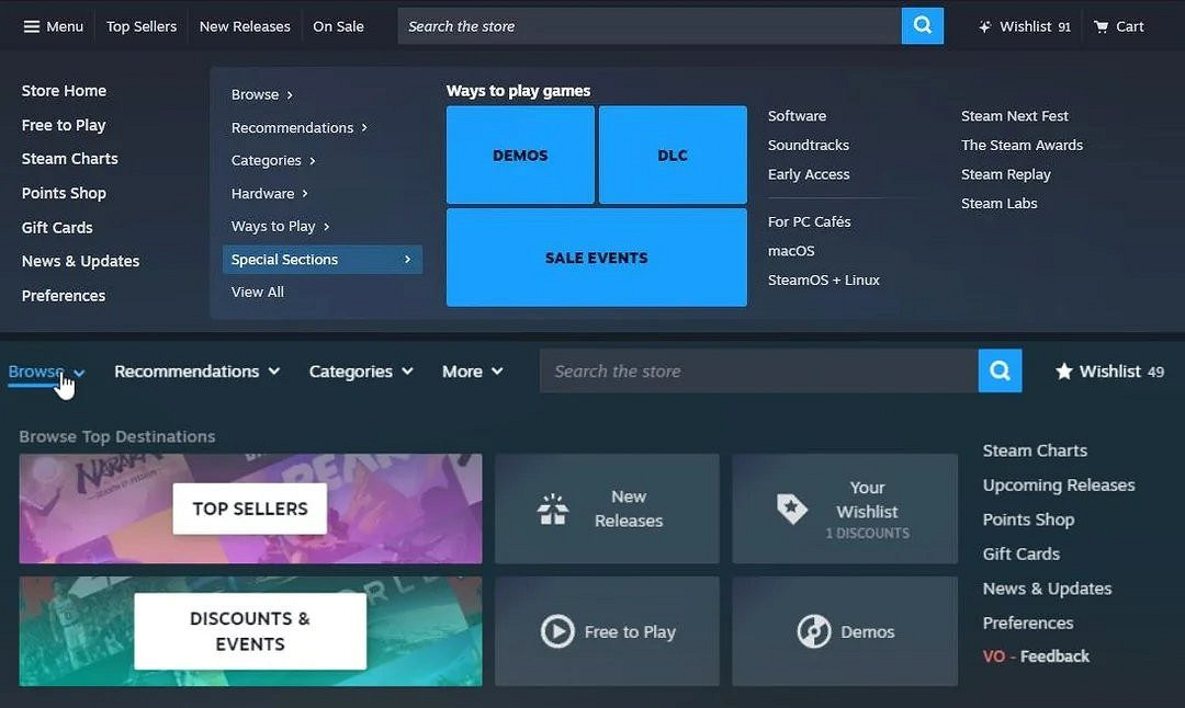 Steam商店或迎重大改版!瀏覽體驗將迎飛躍式升級 Steam商店或迎重大改版!瀏覽體驗將迎飛躍式升級