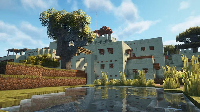 黃沙之上的奇蹟！MC玩家耗時百日打造震撼沙漠城鎮群