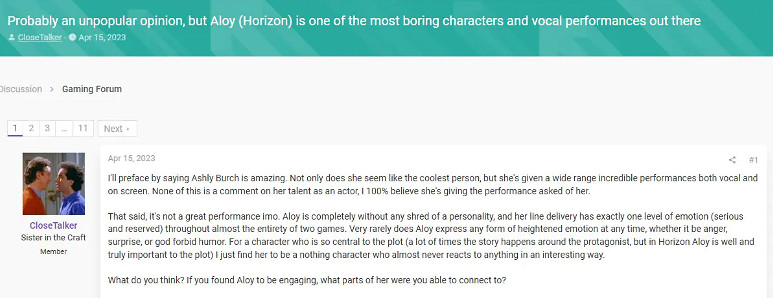 《地平線》主角埃洛伊塑造引玩家吐槽:個性太平淡! 《地平線》主角埃洛伊塑造引玩家吐槽:個性太平淡!