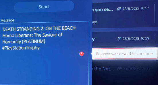 《死亡擱淺2》白金獎杯被PS5系統審查 網友:活久見! 《死亡擱淺2》白金獎杯被PS5系統審查 網友:活久見!