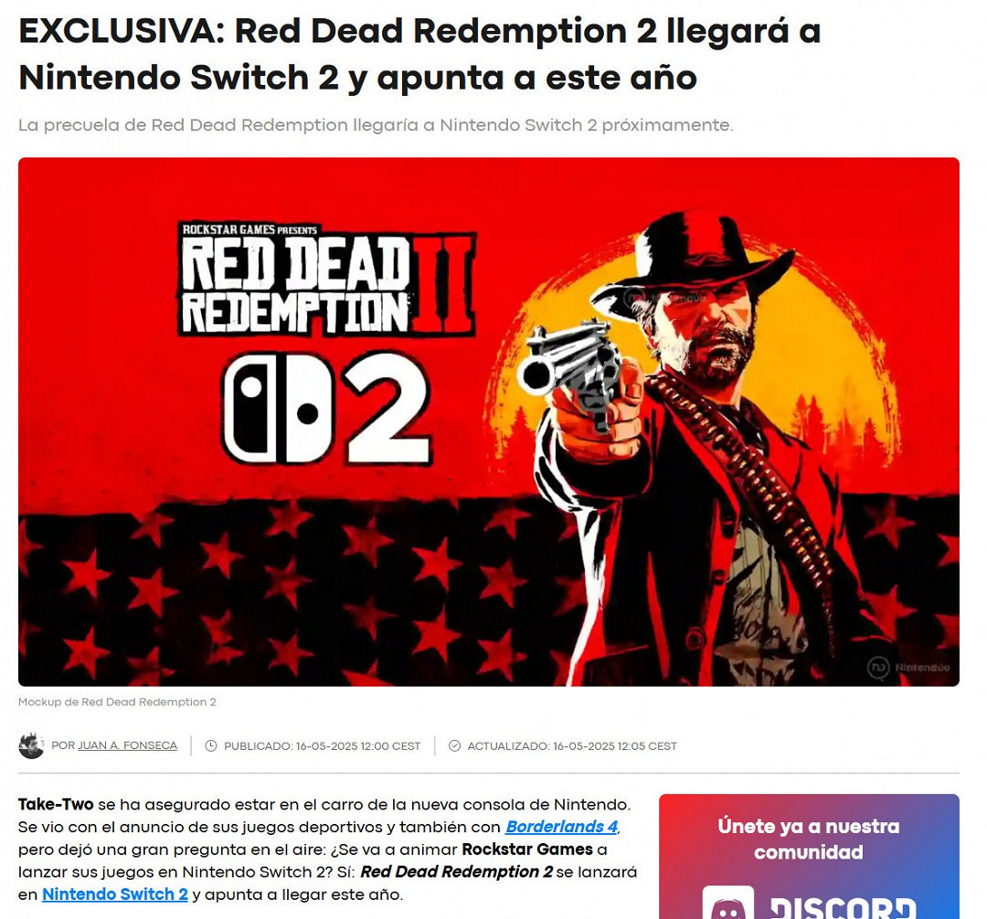 曝Switch2直面會將來有可能於月底舉行!大鏢客2有望現身 曝Switch2直面會將來有可能於月底舉行!大鏢客2有望現身