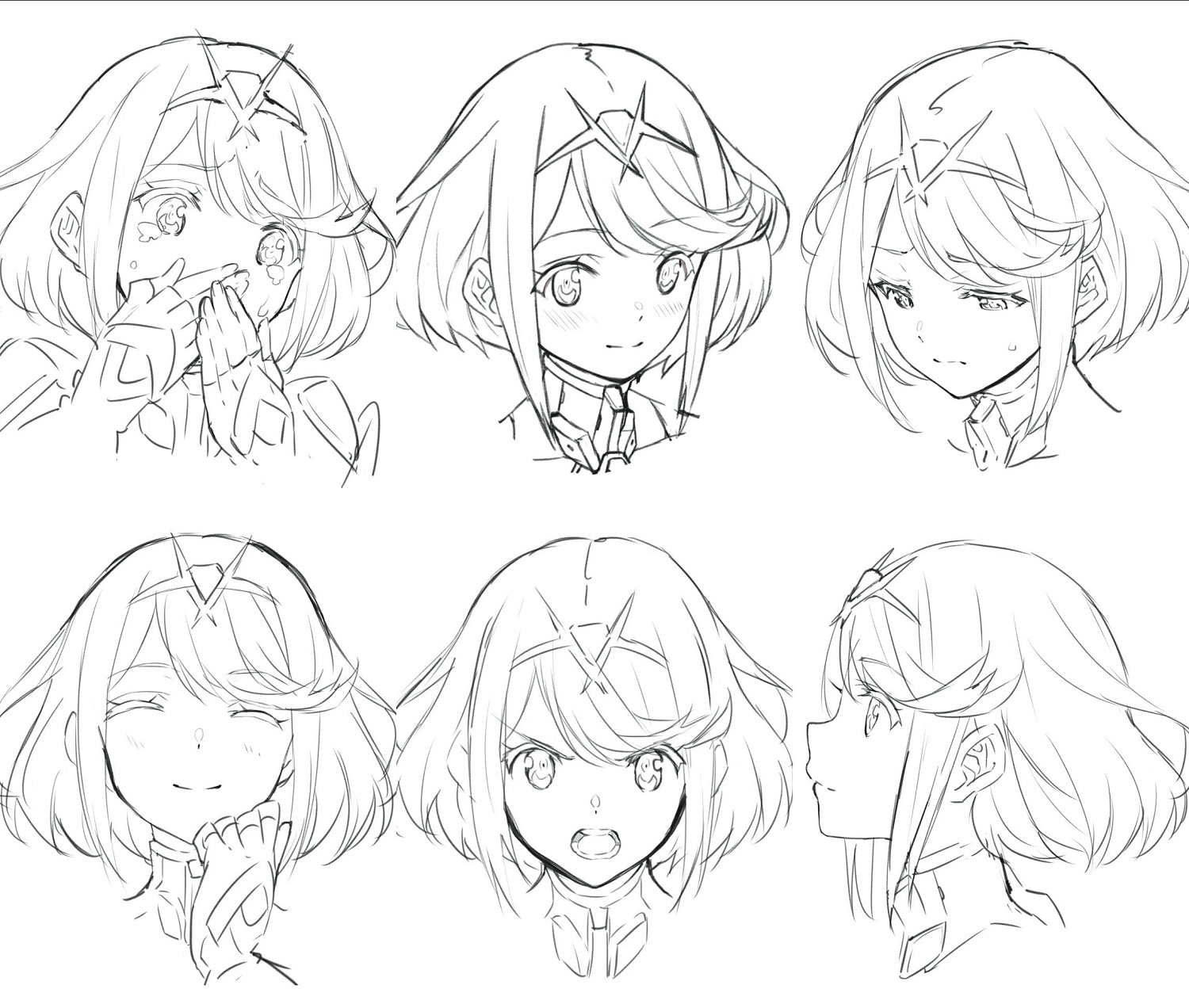 任天堂曬《異度神劍2》女主角色設計圖:表情超可愛! 任天堂曬《異度神劍2》女主角色設計圖:表情超可愛!