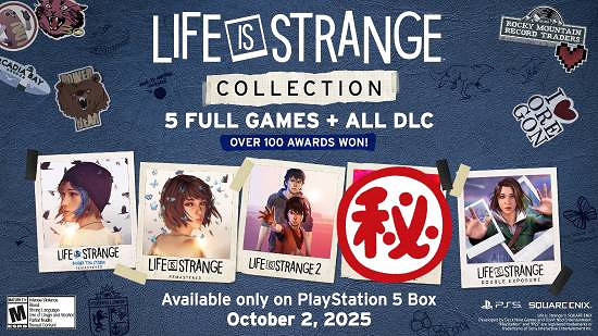 《奇異人生》PS5 合集公布:五部作品+DLC 完整收錄! 《奇異人生》PS5 合集公布:五部作品+DLC 完整收錄!