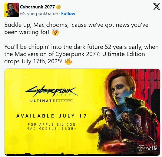 早報:《電馭叛客2077》登陸macOS!《奇異人生》合集上線PS5! 早報:《電馭叛客2077》登陸macOS!《奇異人生》合集上線PS5!