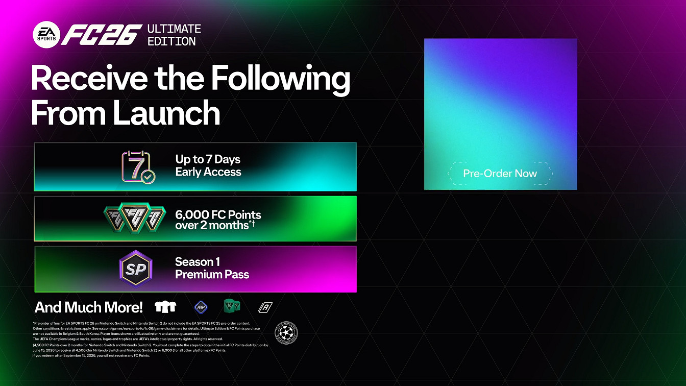 《EA SPORTS FC 26》9月26日發售！官方預告片公布