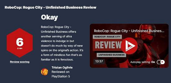 M站70分 VS Steam 88%好評！《機器戰警》陷評分分裂